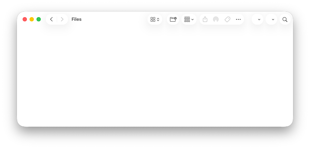 Finder window
